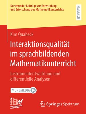 cover image of Interaktionsqualität im sprachbildenden Mathematikunterricht